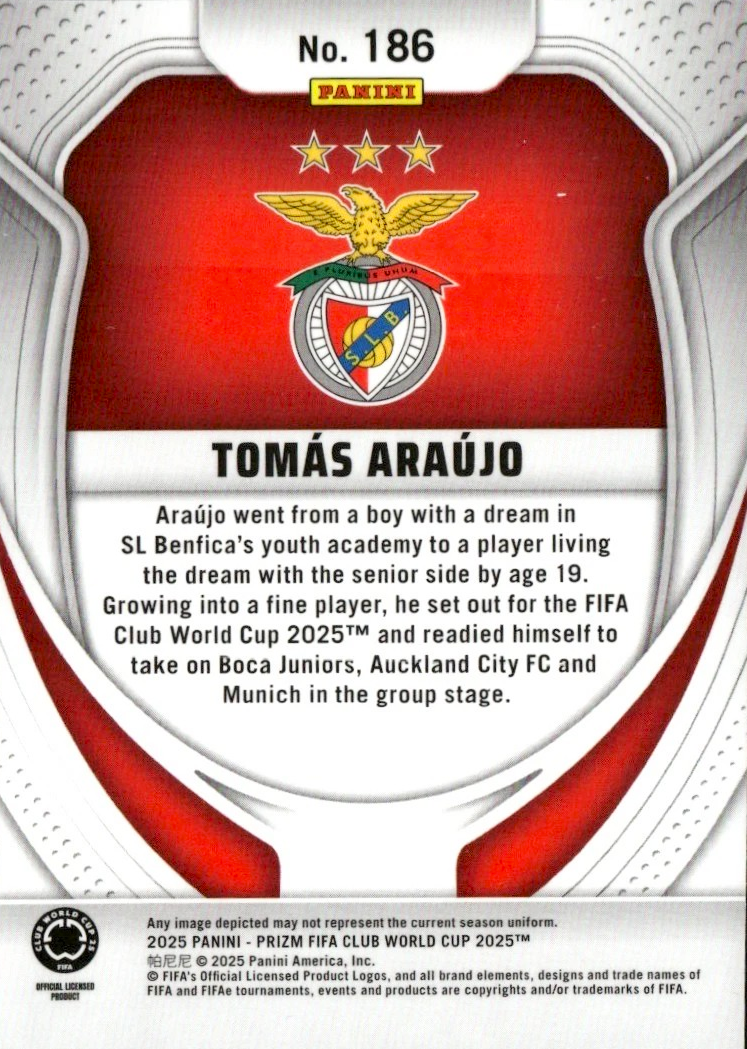 Tomás Araújo (RC) - Prizm FIFA Club World Cup 2025