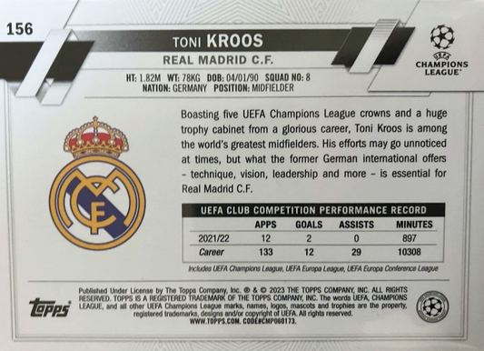 Toni Kroos - Carnaval - UEFA Club Competitions 22/23