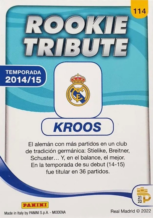 Toni Kroos - Rookie Tribute - Podium Real Madrid 21/22