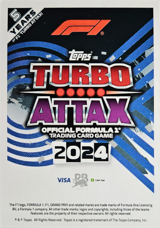 Yuki Tsunoda /299 - 100 Club - Turbo Attax Formula 1 2024