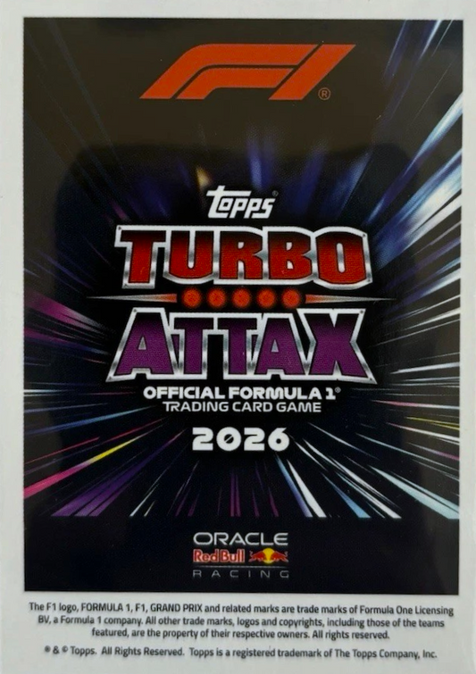 Max Verstappen - Greats of the Grid - Turbo Attax Formula 1 2026