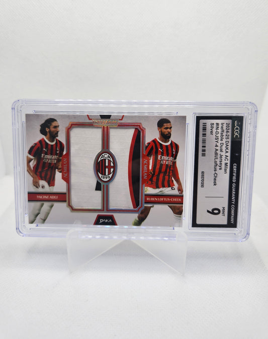 Yacine Adli y Ruben Loftus-Cheek /30 - CGC 9 - Doble Parche Ineffable - Daka AC Milan 24/25
