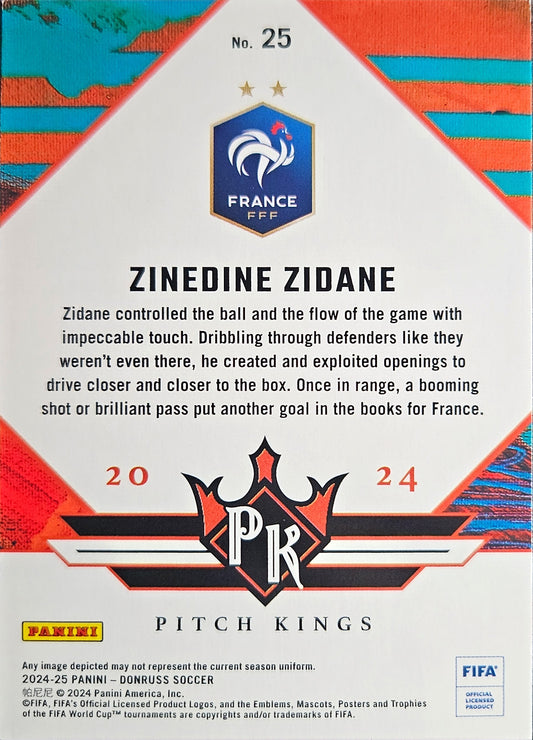 Zinedine Zidane - Pitch Kings Bronze - Donruss Soccer 24/25