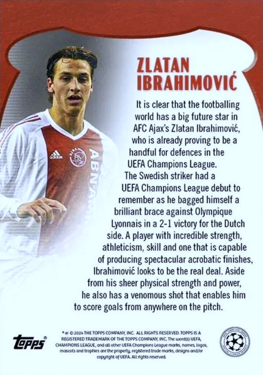 Zlatan Ibrahimović (RC) - Topps Lost Rookie 2024