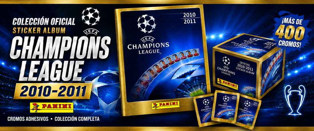 Panini Champions League 2010/11: una de las mejores colecciones de cromos de la historia