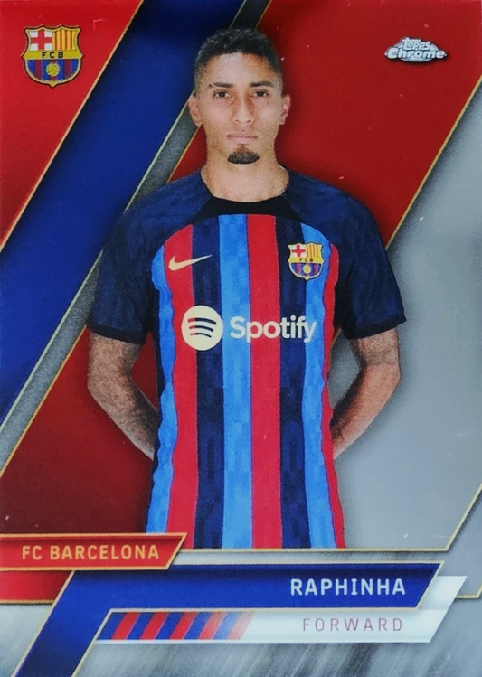Raphinha - Topps Chrome Barcelona 22/23