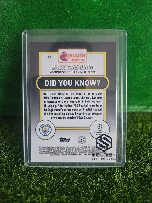 Jack Grealish /299 - Topps Merlín 2024