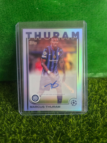 Marcus Thuram - Autógrafo Original - UEFA Club Competitions 24/25