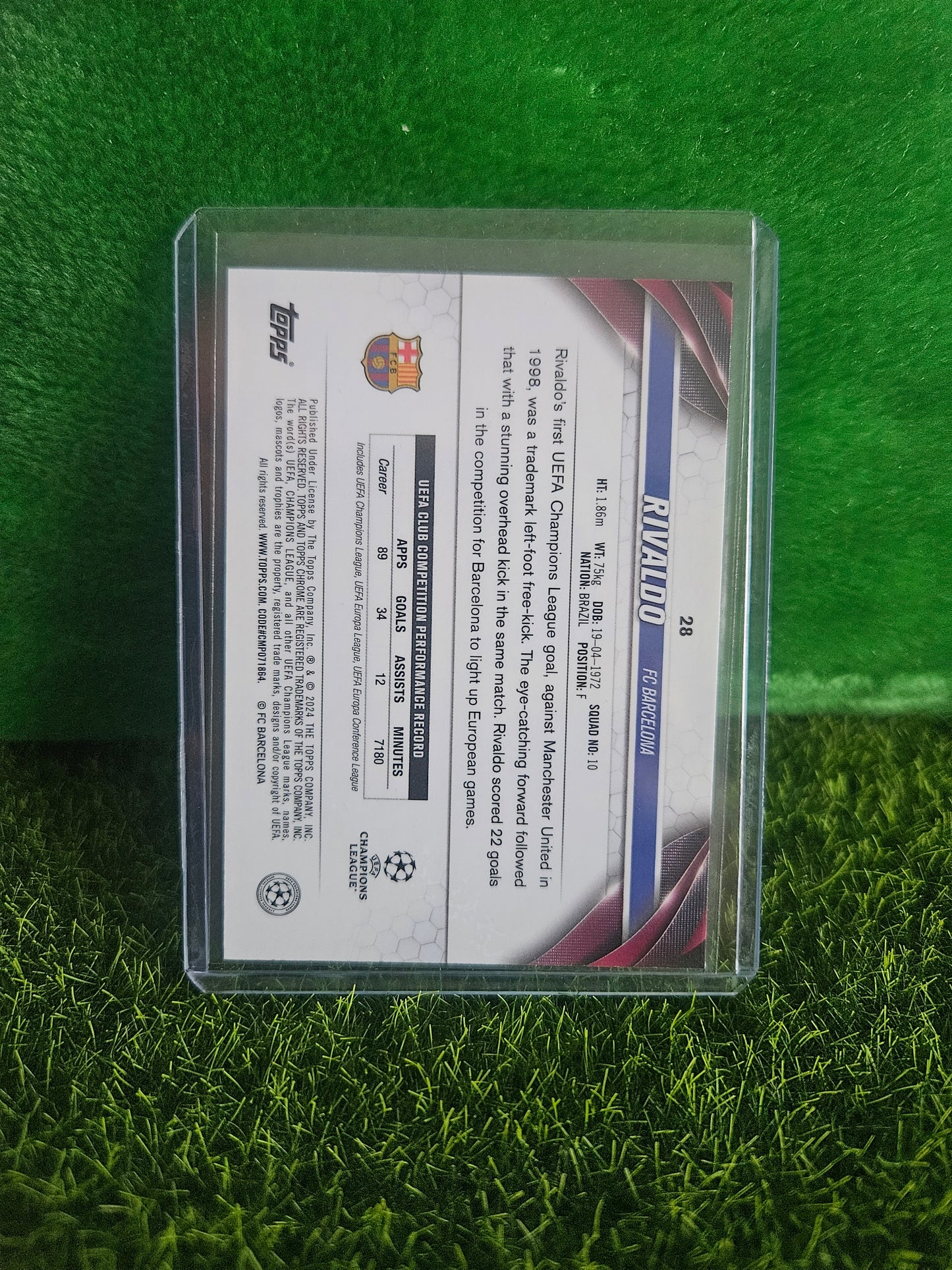 Rivaldo - Legendary - Topps Chrome 2024