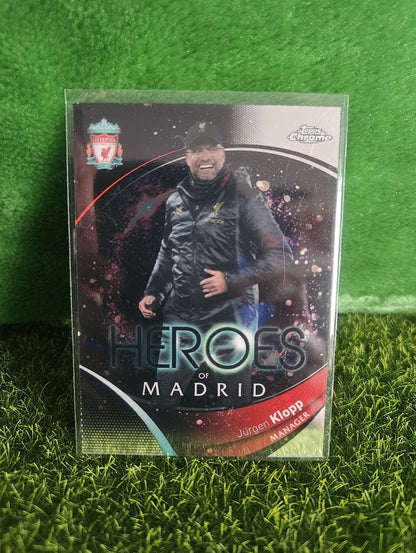 Jürgen Klopp - Heroes of Madrid - Topps Chrome Liverpool 2024