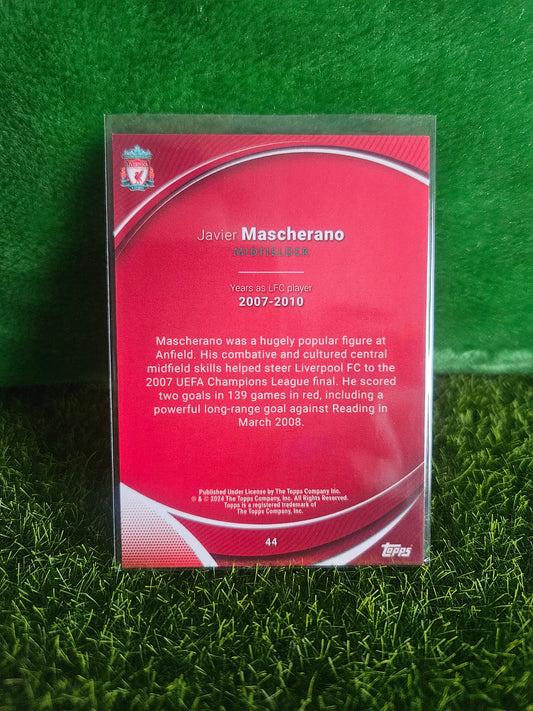 Javier Mascherano - Topps Chrome Liverpool 2024