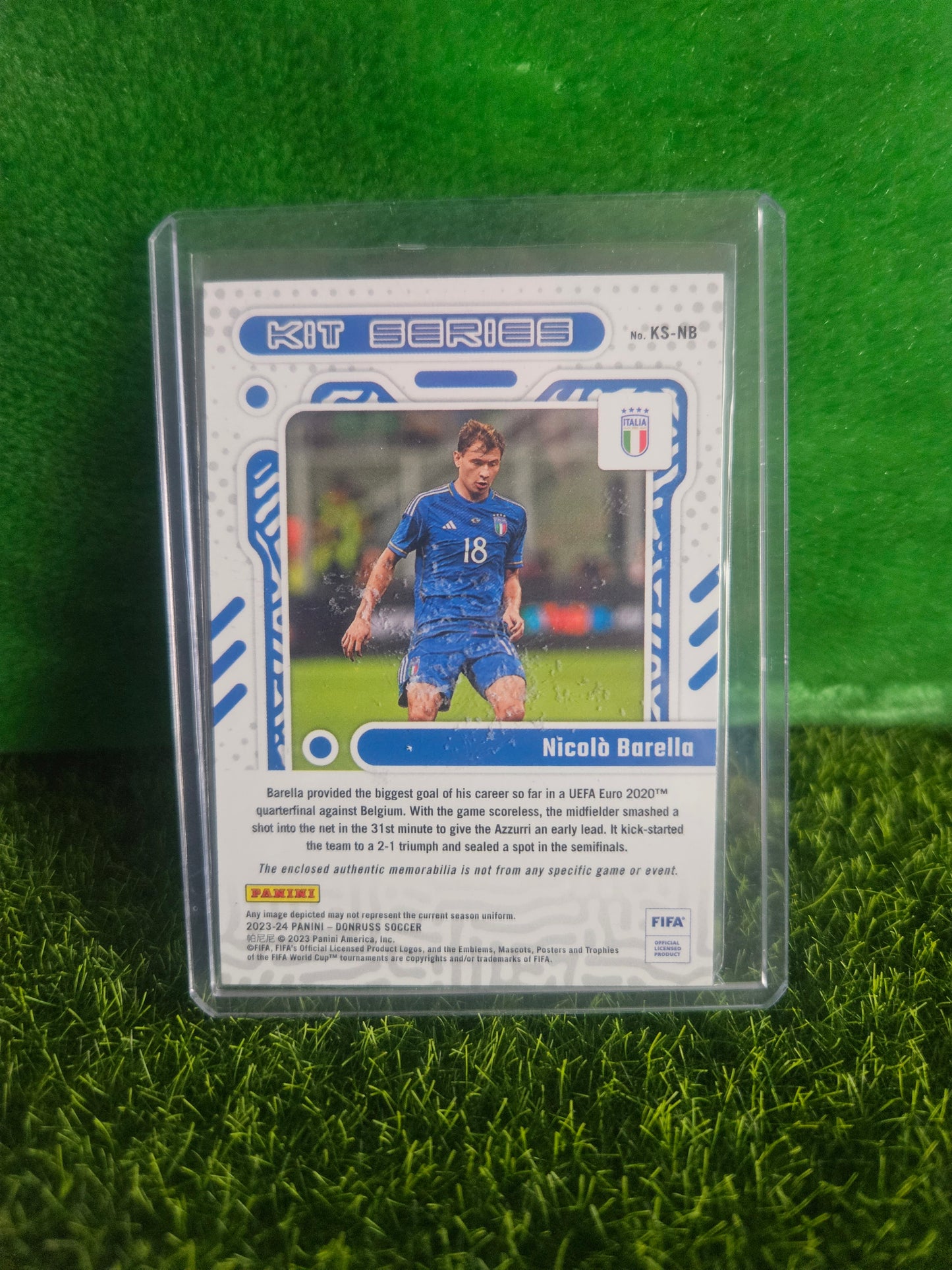 Nicolò Barella - Parche Kit Series - Donruss 23/24