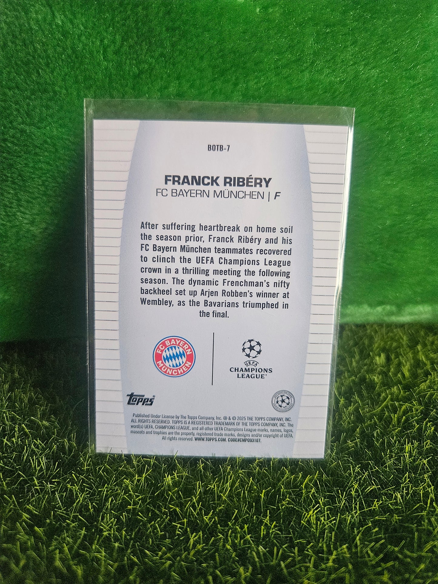 Franck Ribéry - Best of the best - Topps 2025