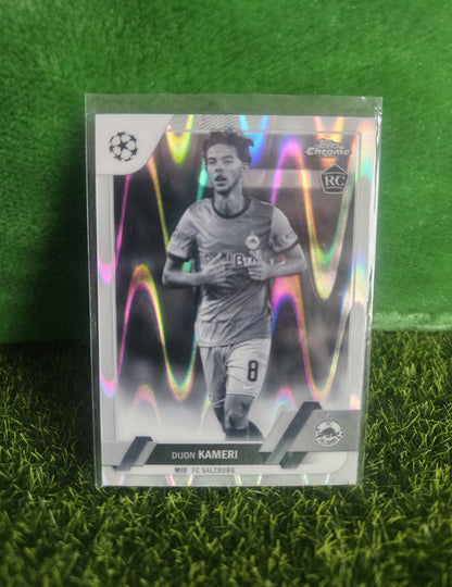 Dijon Kameri (RC) - Blanco y negro - Topps Chrome 2023