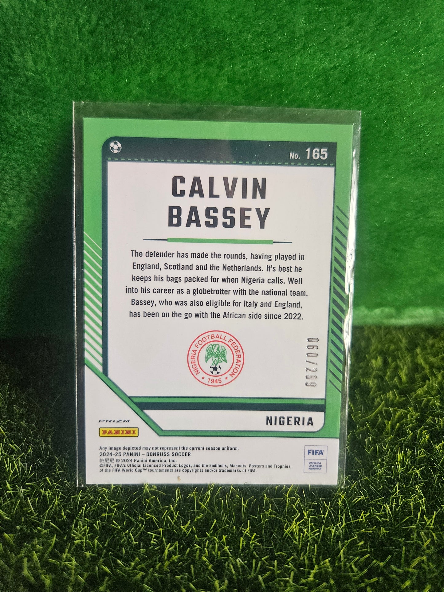 Calvin Bassey /299 - Optic - Donruss 24/25