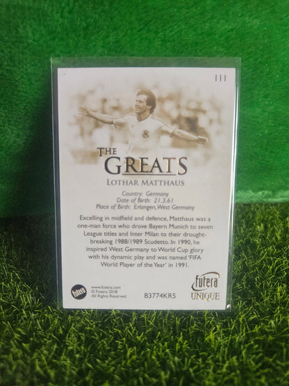 Lothar Matthäus - The Greats - Futera 2018