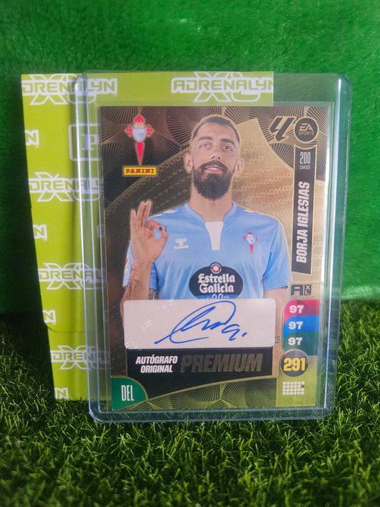Borja Iglesias /200 - Autógrafo original - Adrenalyn XL 24/25