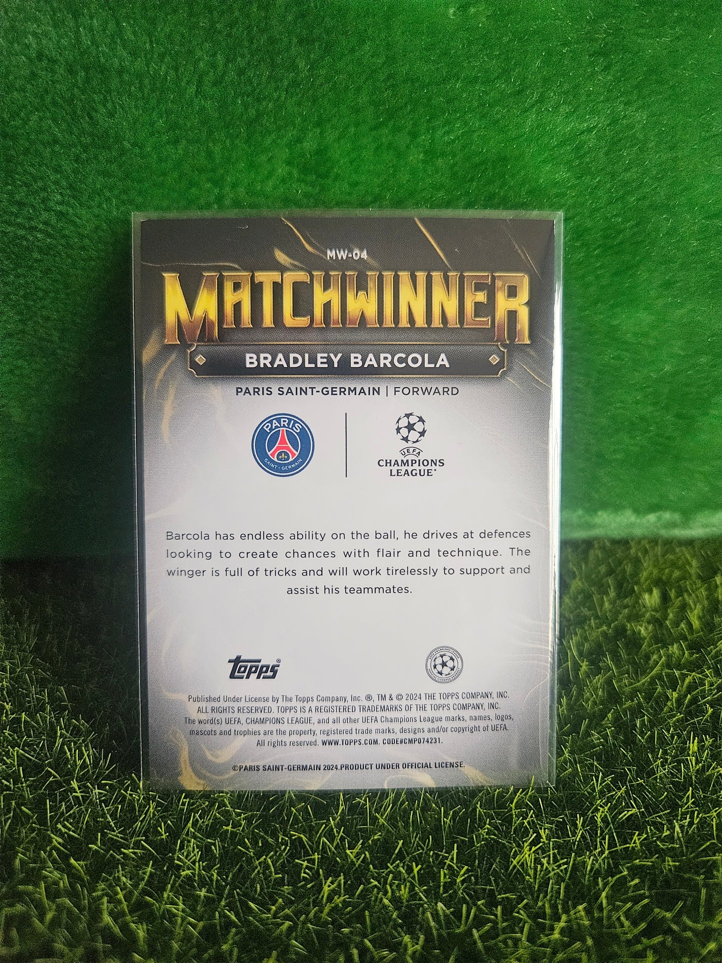 Bradley Barcola (RC) - Matchwinner - SuperStars 2024