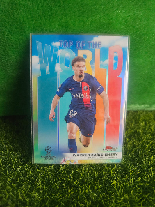 Warren Zaïre-Emery - Top of the World - Topps Finest 2024