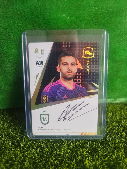 Albert Ruiz /25 - Autógrafo original - Kings League 2024