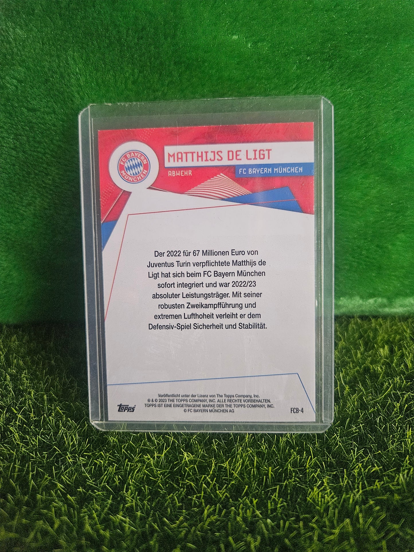 Matthijs De Ligt /299 - Fan Set Bayern Munich 2023
