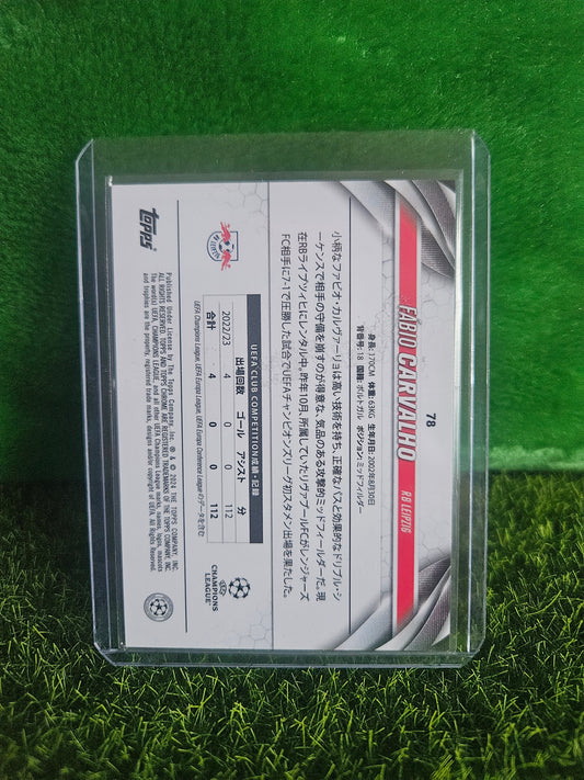 Fábio Carvalho /150 - Ed. Japonesa - Topps Chrome 2024