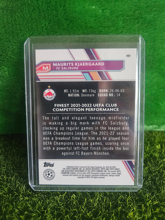 Maurits Kjaergaard /299 - Topps Finest 2023
