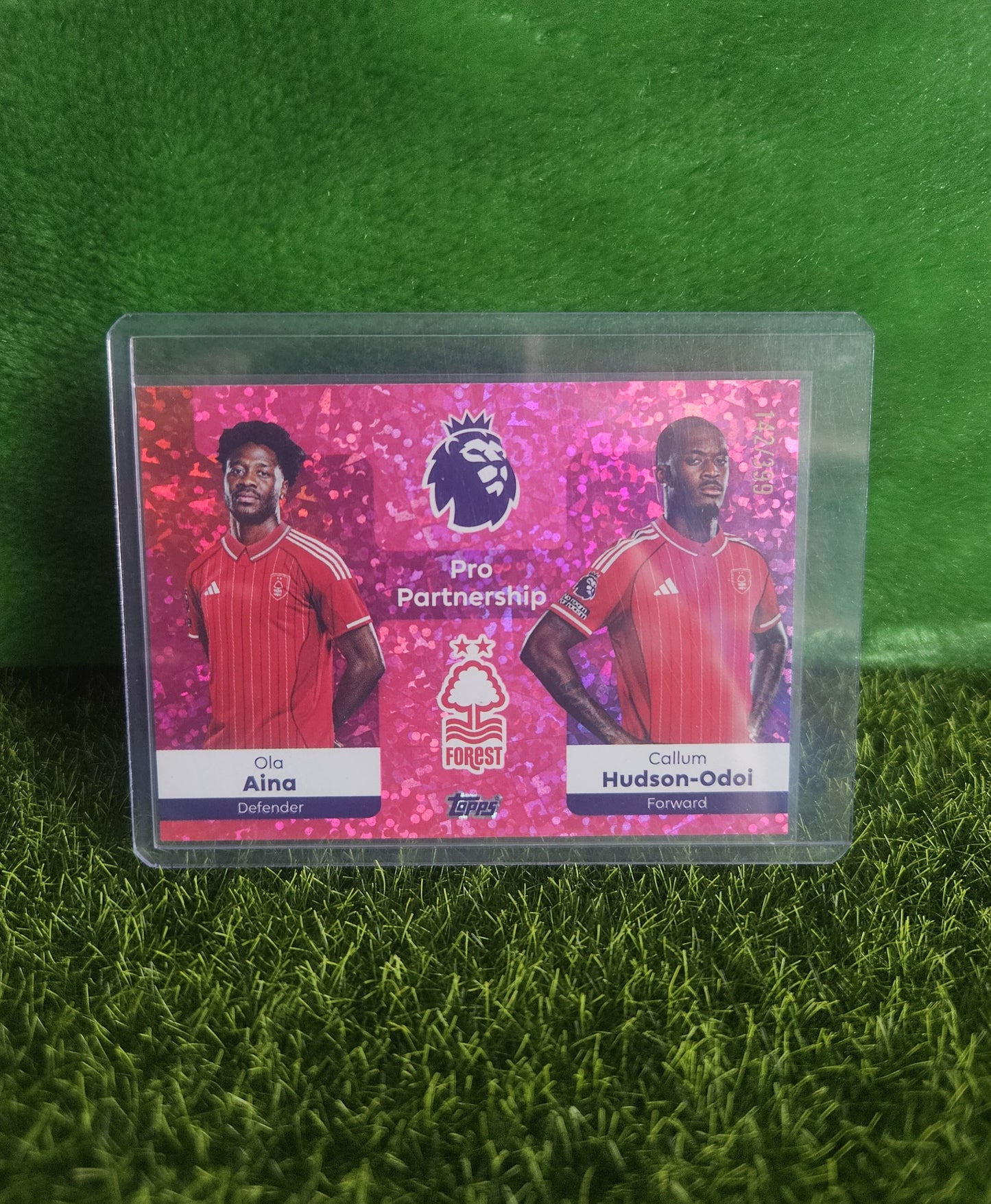 Ola Aina y Callum Hudson-Odoi /399 - Topps Premier League 2026