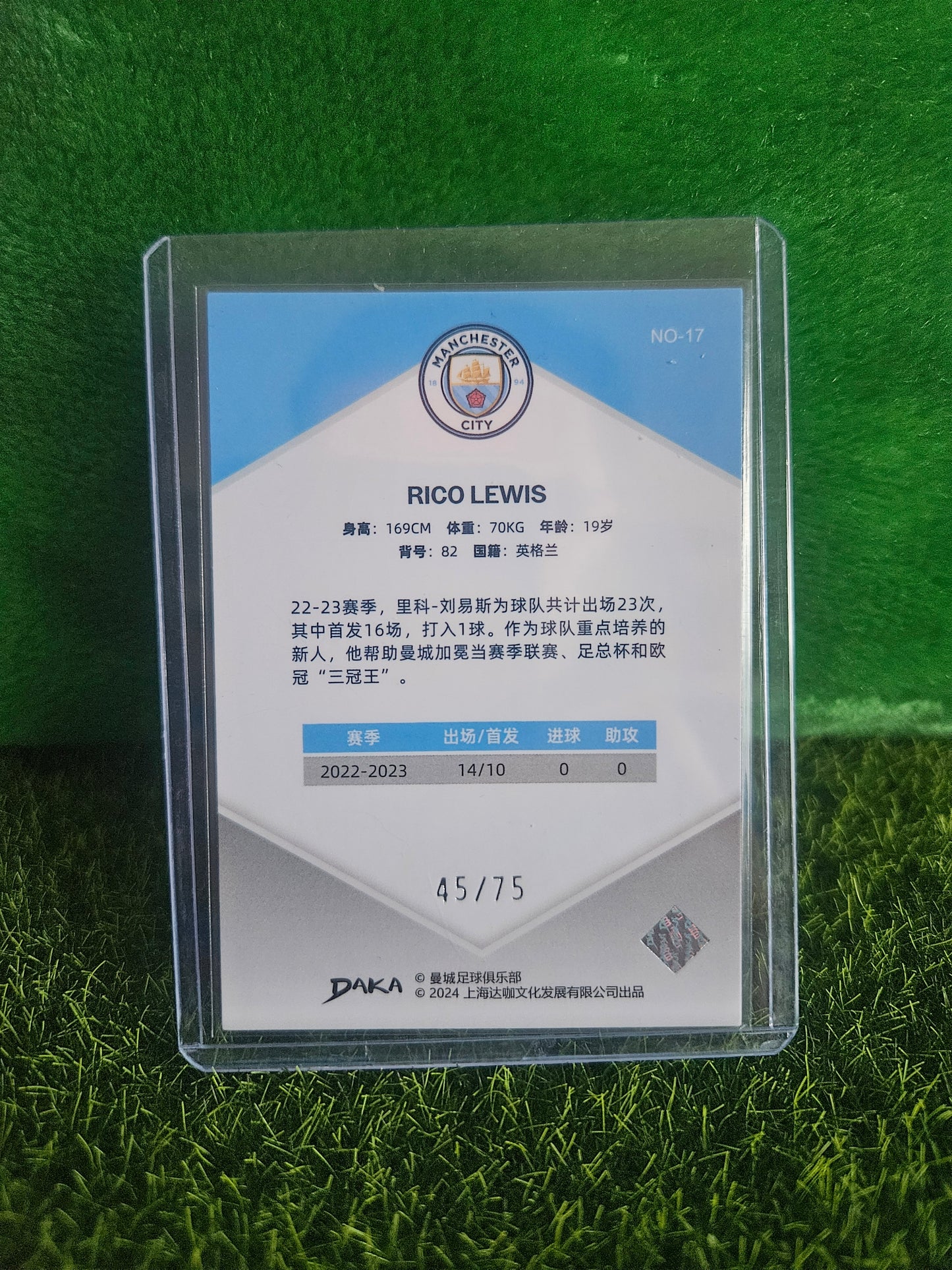 Rico Lewis /75 - Holocene - Daka Manchester City 2024