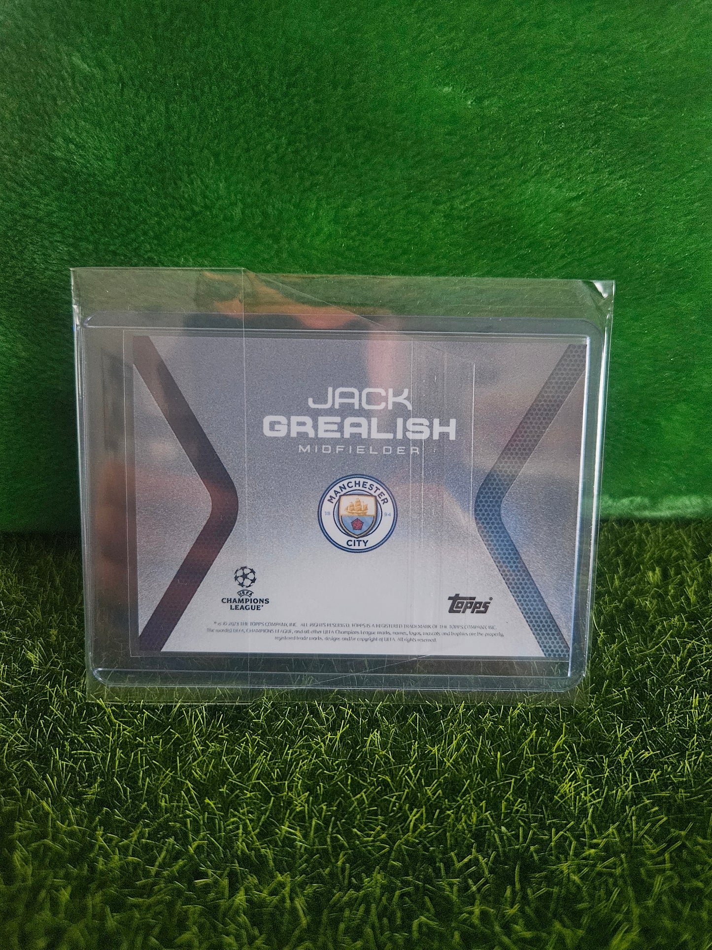 Jack Grealish /25 - Autógrafo original - Topps Grealish Platinum Curated Set
