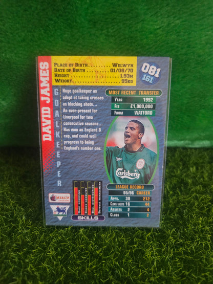 David James - Premier Gold - Merlin Premier League 96/97