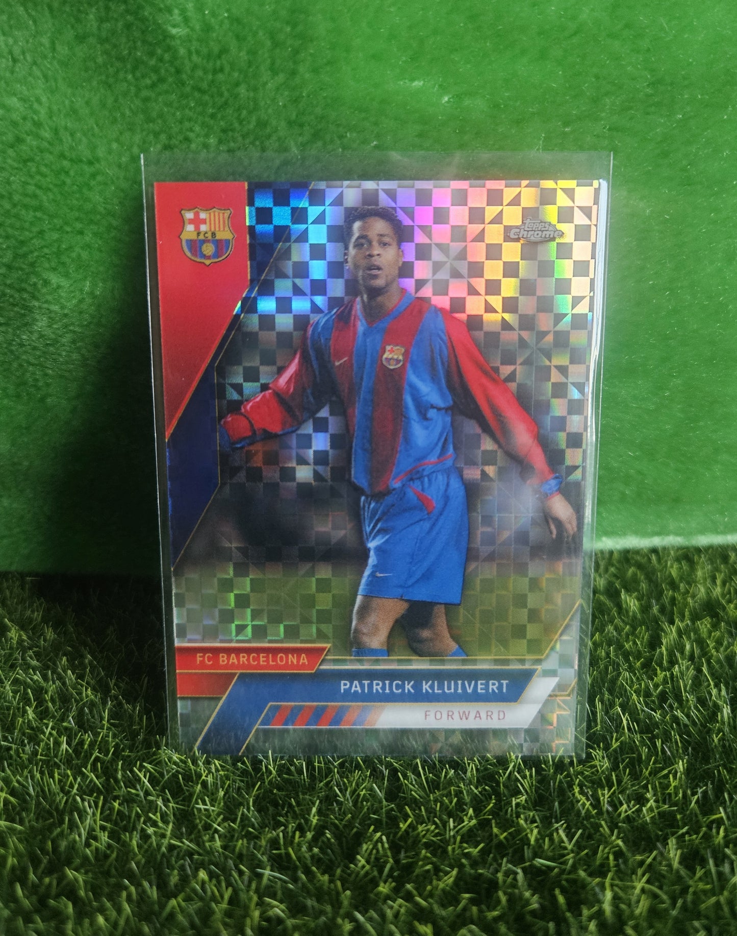 Patrick Kluivert - Leyenda - Topps Chrome Barcelona 2023