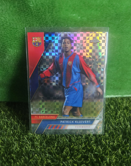 Patrick Kluivert - Leyenda - Topps Chrome Barcelona 2023