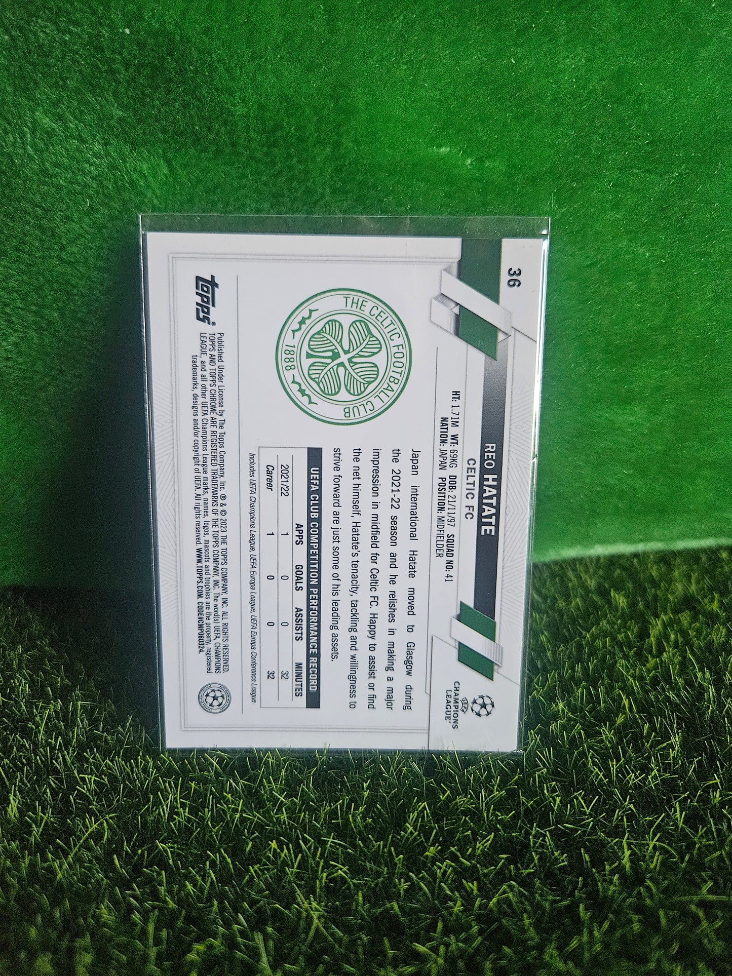 Reo Hatate - Topps Sapphire 2023