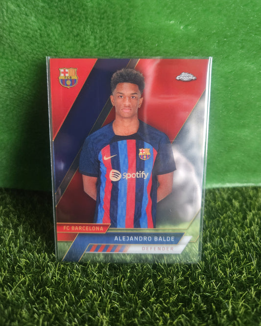 Alejandro Balde - Topps Chrome Barcelona 2023
