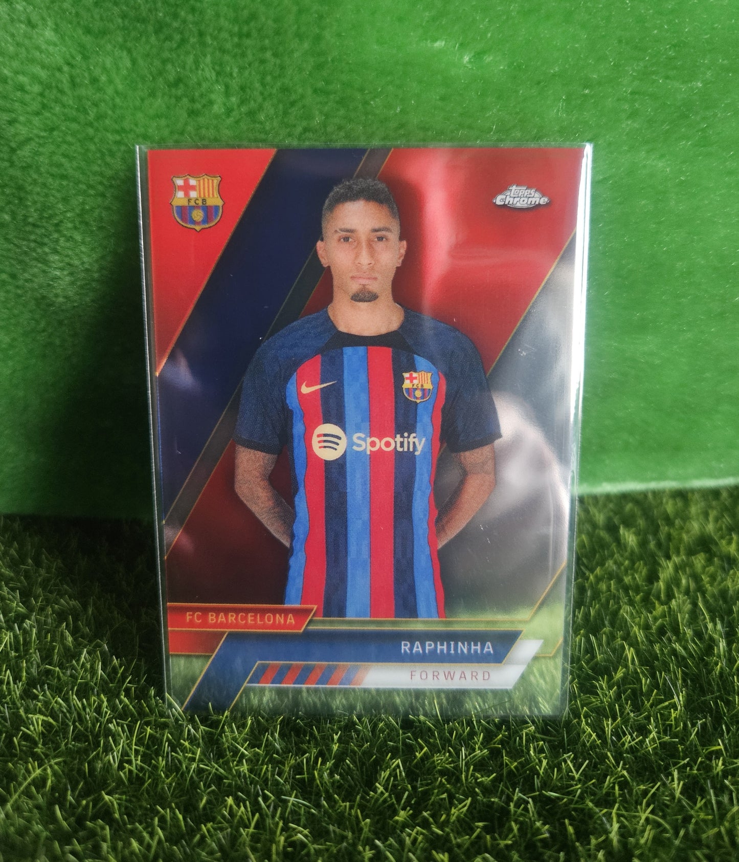 Raphinha - Topps Chrome Barcelona 2023