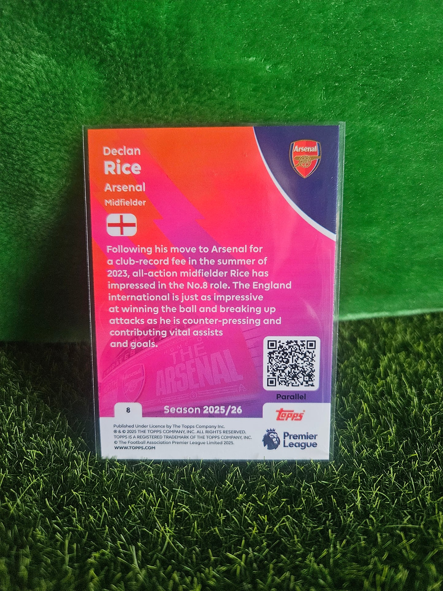 Declan Rice - Blue - Topps Premier League 2026