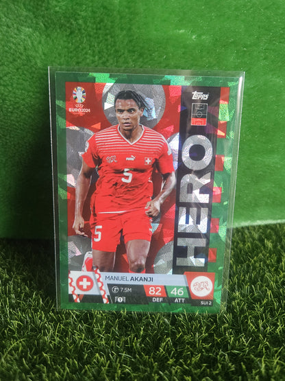 Manuel Akanji - Hero - Match Attax Euro 2024
