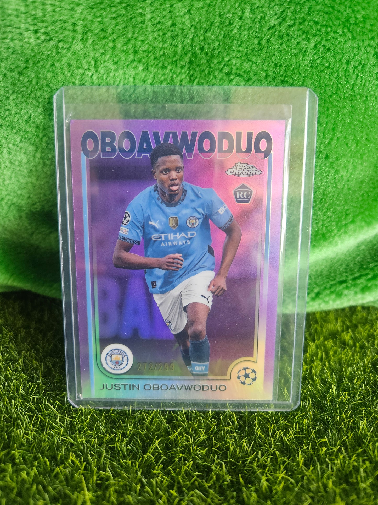 Justin Oboavwoduo (RC) /299 - Topps Chrome 2025