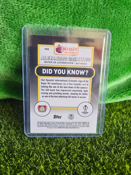 Alejandro Grimaldo /199 - Topps Merlín 2024