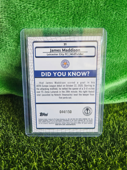 James Maddison /150 - Topps Merlín 2022