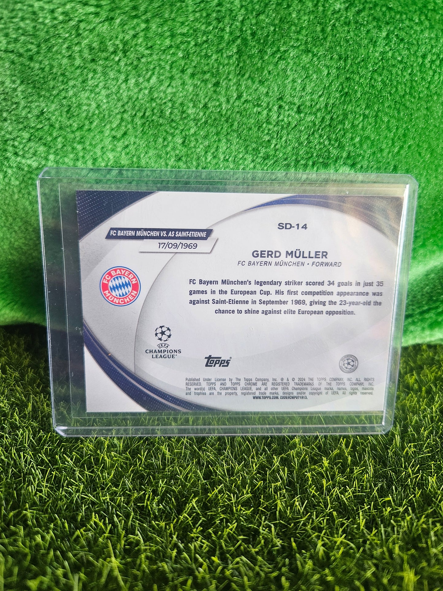 Gerd Müller - Starball Debut - Topps Chrome  2024