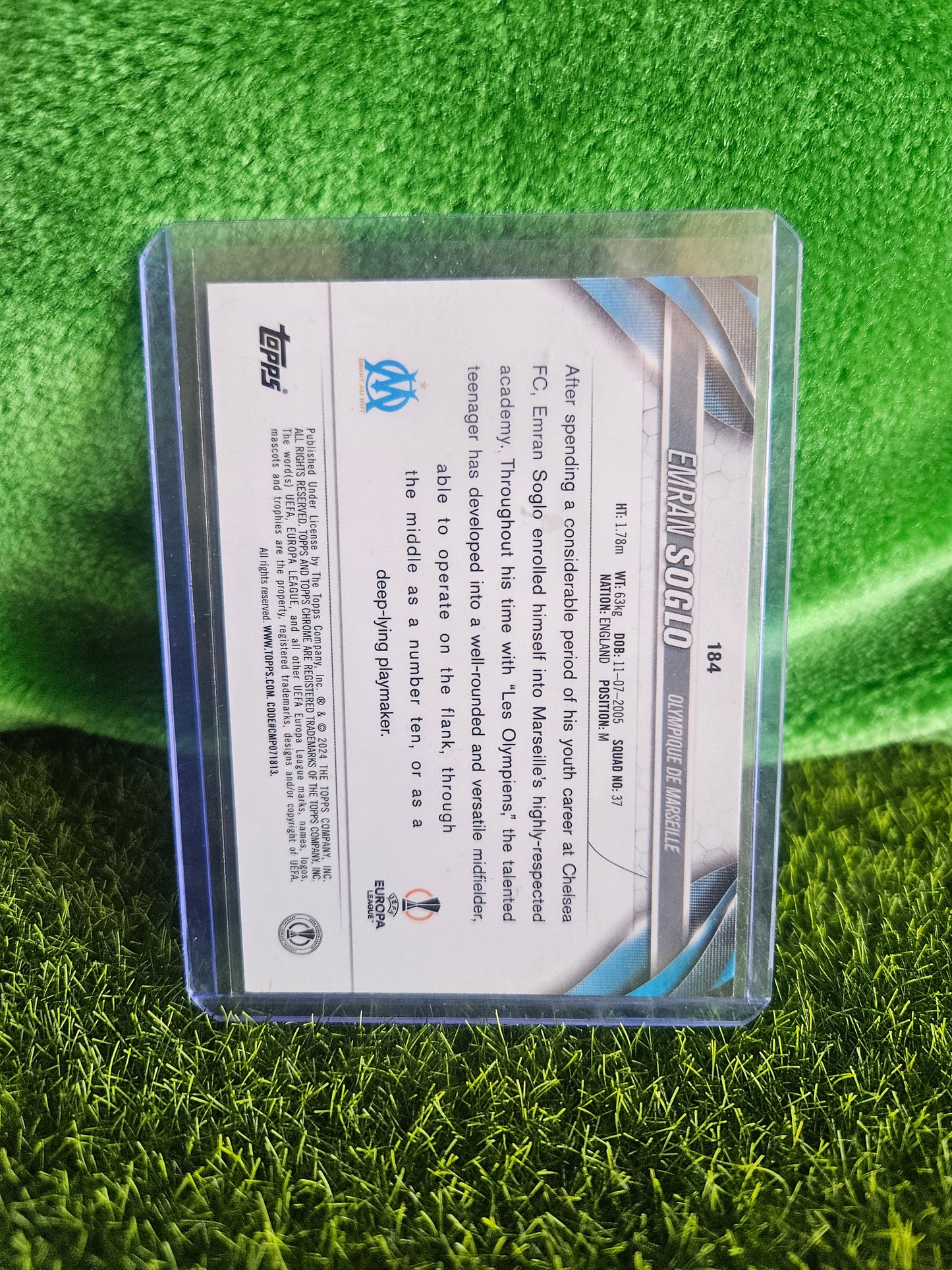 Emran Soglo (RC) /399 - Topps Chrome 2024