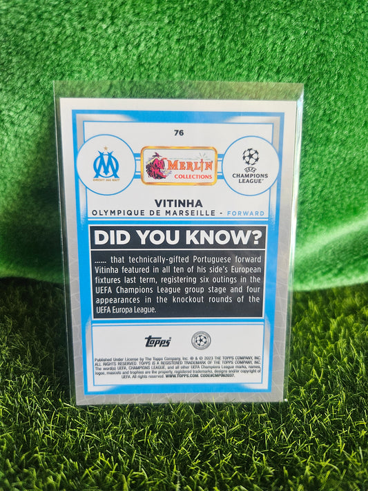 Vitinha (RC) - Aqua - Topps Merlín 2023