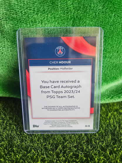 Cher Ndour /250 - Autógrafo original - Team Set Paris Saint-Germain 2024