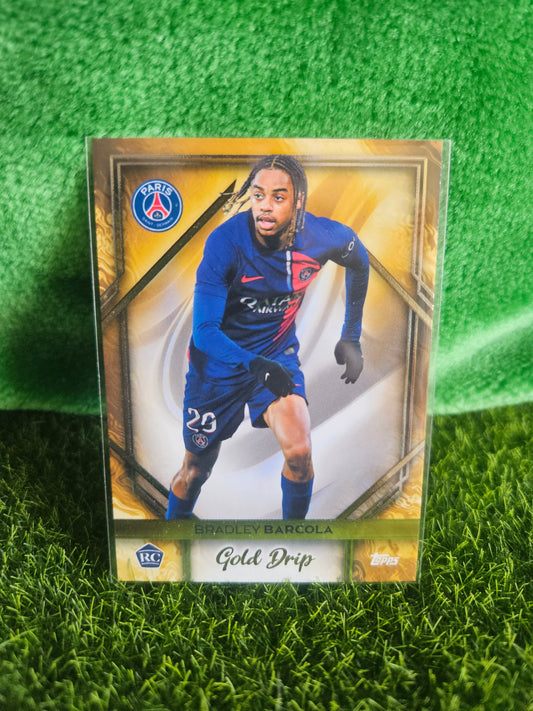 Bradley Barcola (RC) - Gold Drip - Fan Set Paris Saint-Germain