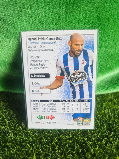 Manuel Pablo - Las fichas de la Liga 2015
