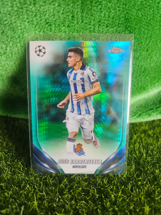 Ander Barrenetxea - Aqua - Topps Chrome 2024