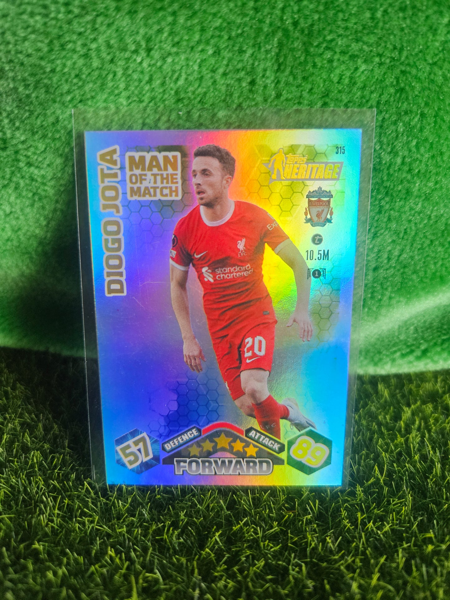 Diogo Jota - Man of the man Heritage - Match Attax 23/24