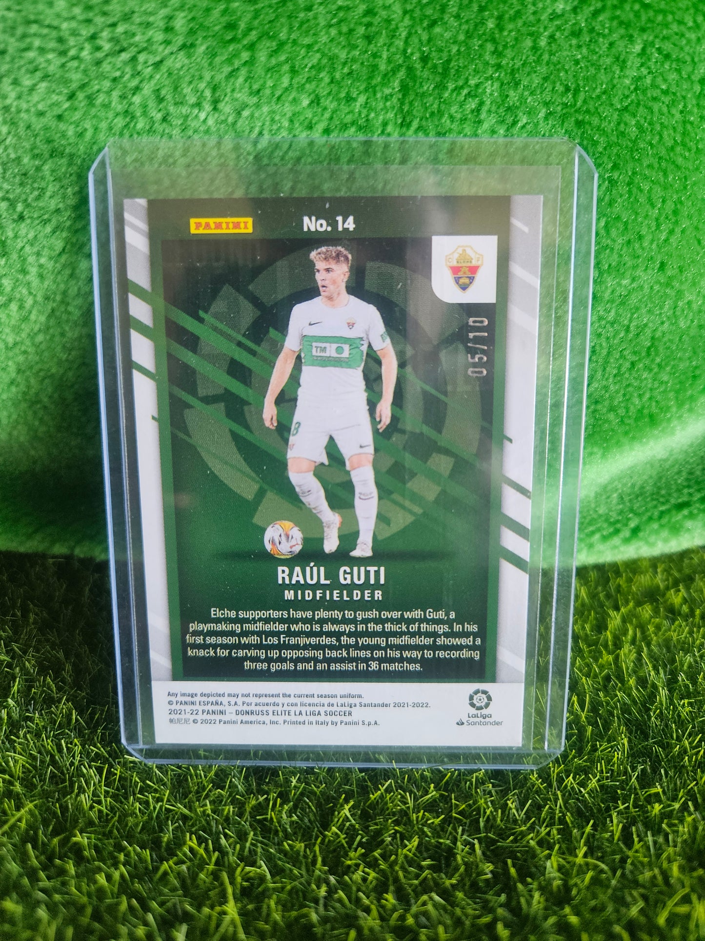 Raúl Guti /10 - Spellbound - Donruss Elite LaLiga 21/22